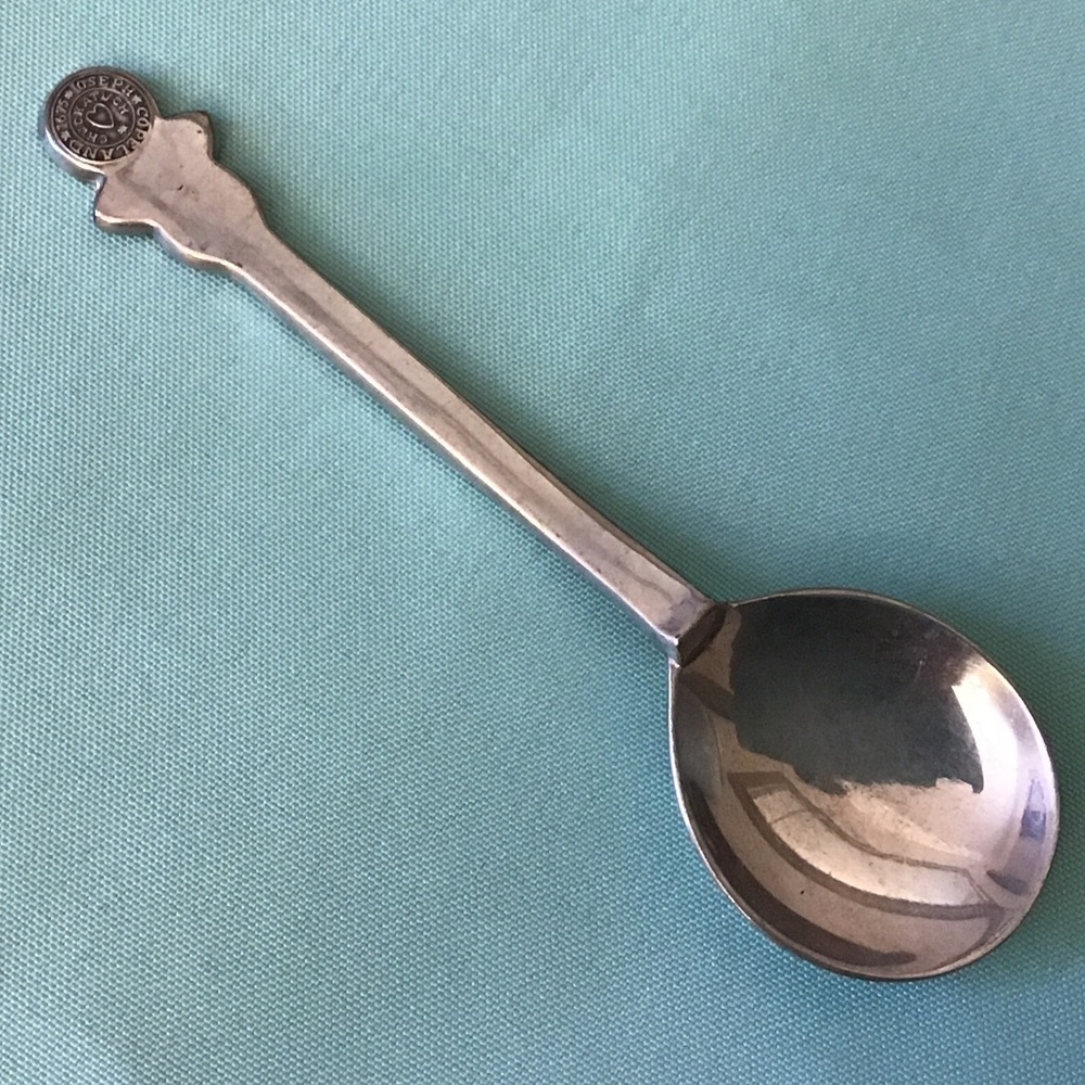 Steiff pewter spoon. Vintage